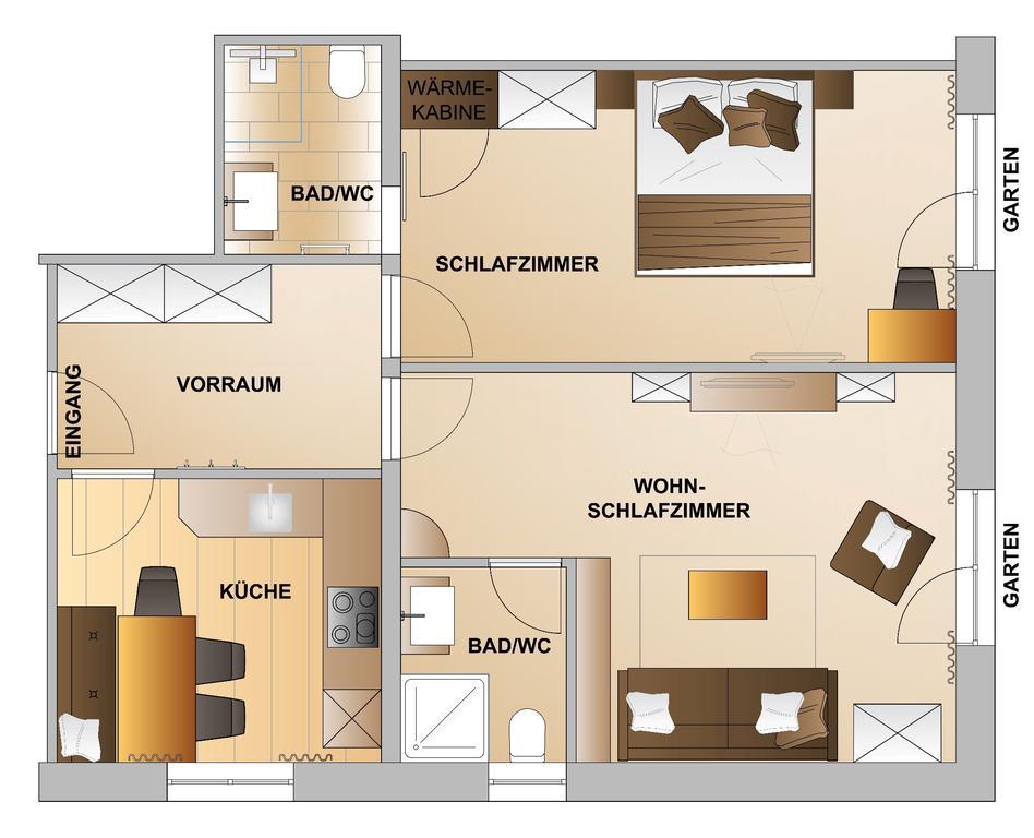 Appartements Zerzer Ried im Oberinntal Rom bilde